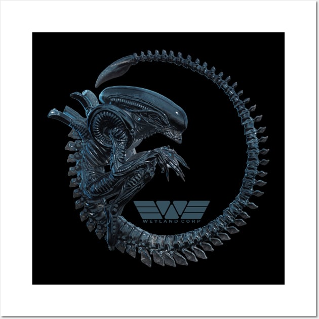 Xenomorph Wall Art by JennyPool